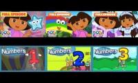 3 Dora episodes vs meet the numbers 1 2 and 3