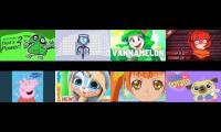 Thumbnail of 8 videos playing at once the power of two fandroid vannamelon dream a little dream of me and others
