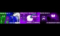 Thumbnail of the 4th 8 alphabetical barney errors in the series (except errors Z, B-D, and F) (seasons 1 and 2)