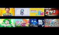 Most Of The Cbeebies And Youtube Charecters Youtube Multiplier