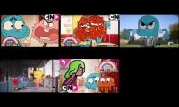 richard and larry and nicole and penny and clare is mad at gumball and darwin