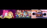 Thumbnail of Pinkie Pie And Sunset Shimmer Vs 6 Dark Bowsers Vs Lightning Mcqueen And Mater