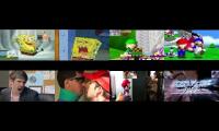 Thumbnail of SpongeBob vs. SuperMarioGlitchy4 vs. Smosh vs. SML Sparta Remix Eightparison (My Version)