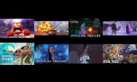 All Disney/pixars films trailer at once