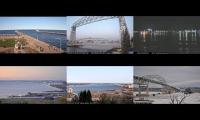 Duluth Harbour Ships