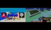 Spongebob Vs Villager News Sparta Venom Remix!