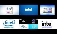 Intel logo history mashup