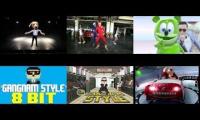 Gangnam Style Sixparison