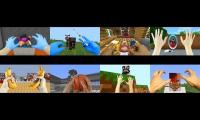 all realistic minecraft episodes played at once
