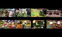 Thumbnail of all 8 random GMA videos at the same time