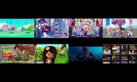 All 8 Movies playing all at once vol.3