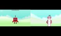 Numberblocks welsh and to 10