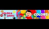 Kids TV Color Song Comparison (2014-2015)