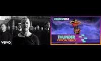 Thumbnail of (Thunder grown ups vs kids bop38, please mute 1. :)