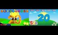 Count and Move Wonderland vs Super Simple Songs