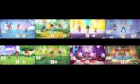 Nickelodeon Dance (2011): Starting Steps Songs (8 songs played at the same time)