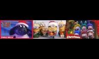 Thumbnail of timmy time vs minions oddbods jingles bells mashup