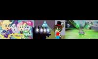 Thumbnail of Rainbow Dash Applejack Fluttershy And Rarity Vs 4 Dark Virtual Viruses Vs Ramone