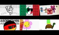 asdf movie 4 comparison  (original vs 2 countryballs vs pocoyo vs vyond vs bfdi)