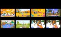 Nickelodeon Dance 2 (2012): Fancy Footwork Songs (8 songs played at the same time)