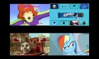 Thumbnail of Daphne Blake, Oreo, Rheneas And Rainbow Dash Sparta Venom Quadparison