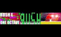 RUSH E 1 OCTAVE VS RUSH E 3 OCTAVE VS RUSH E 6 OCTAVE