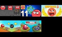 Thumbnail of All red ball games played at once part 2