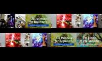 Thumbnail of painting on canvas by bahadur singh figureative abstract painting