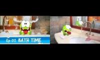 Om Nom Stories - Bath Time (English vs Arabic versions)