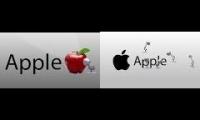 Apple Pixar Logo Spoof Comparision