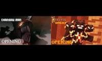 Thumbnail of Kick back (Chainsaw man and Hypixel skyblock)