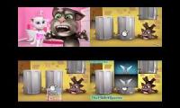 My Talking Tom Cans Sparta Remix Quadparison
