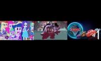 Thumbnail of The Humane 6 Vs Dark Fire Cat Dry Ice Coin Hyper Cyborg Space Ledge & 232 Bowsers Vs Rayo Mcqueen