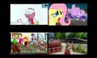 Thumbnail of Mordecai Rigby & Benson Vs Twilight Sparkle & Fluttershy Vs Dark Lava Bowser Vs Mater
