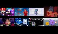 Thumbnail of 8 videos playing at once boss snurp simon pieman fandroid and others