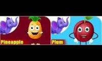 Touch the Fruit with Starts the Letter P