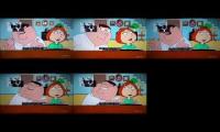 All 5 Family Guy Intros on Adult Swim at the Same Time