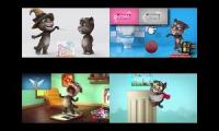 [Birthday Gift] My Talking Tom Sparta Remix Quadparison 3
