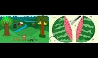 English Tree Fruit Song 1-2