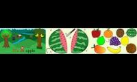 English Tree Fruit Song 1-3