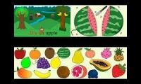 English Tree Fruit Song 1-4