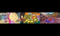 Thumbnail of Twilight Sparkle Applejack & Pinkie Pie Vs Curve Bro Vs Lightning Mcqueen