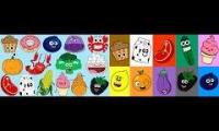 Food Colors Song for Pre-K (Old vs New Comparison)