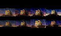 All 8 20th Century Fox (1999) Logos at the Same Time