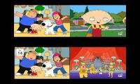 All 4 Family Guy Season 1 Intros on TV Plus 7 at the Same Time (January 2023)