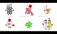 Base-1 to 6 Numberblocks Band