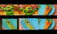Yo Gabba Gabba - Party in my Tummy (Language Comparison)