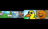 Fred Figglehorn, Charlie the Unicorn, The Duck Song, The Annoying Orange