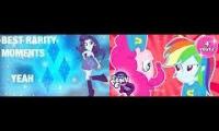 Equestria Girls: Rarity’s Best Moments plus her time with the Rainbooms
