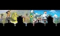 Thumbnail of Timon and Pumbaa Interrupt 4 The SpongeBob SquarePants Movie & Open Season scene Comparison